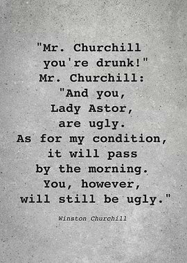 W Churchill Quote L028
