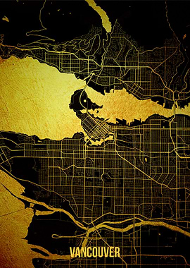 Vancouver gold map