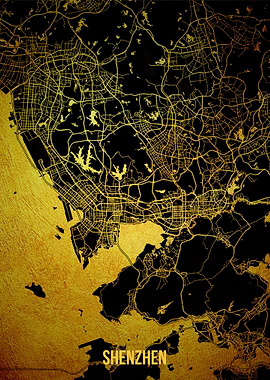 Shenzhen gold map