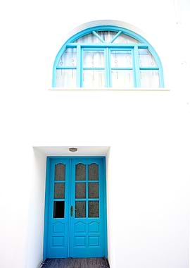 White Greek villa Naxos