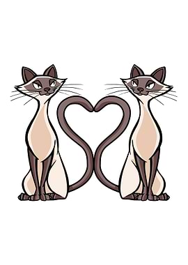 Siamese Cat Love