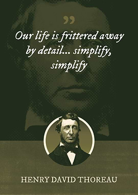 Our life is frittered away