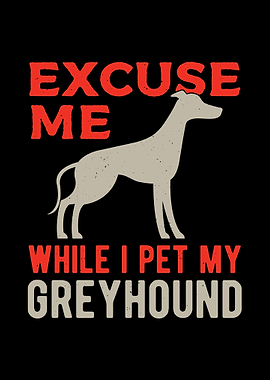 Funny Greyhound Dog