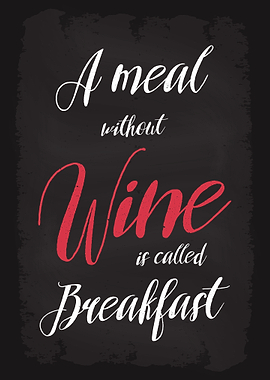 Meal Wine Breakfast