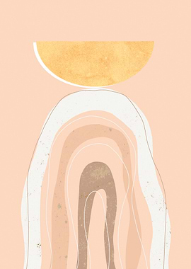 Abstract Rainbow Bowl