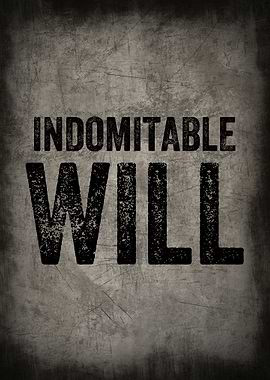 INDOMITABLE WILL BLACK