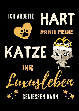 Arbeite hart fr Katze