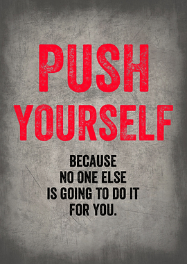 PUSH YOURSELF RED