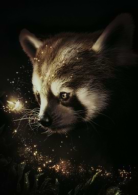 Red Panda and Hummingbird