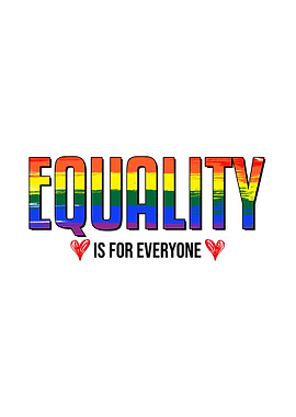 LGBTQ Equality Wall Decor