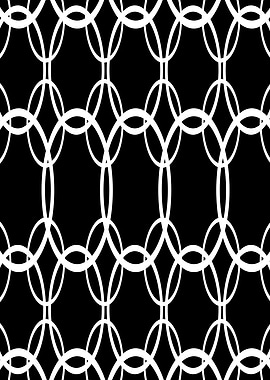 Repeating Ovals Negative