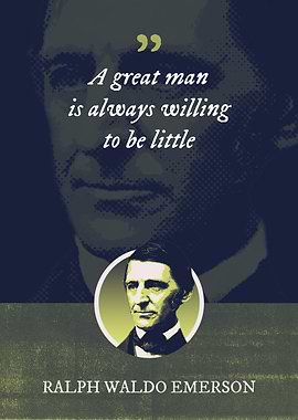 A great man is always