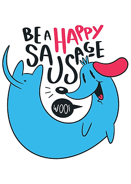 HAPPY SAUSAGE DOG