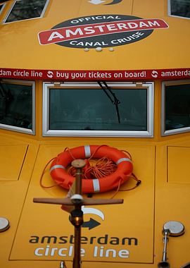 Amsterdam canal boat trip