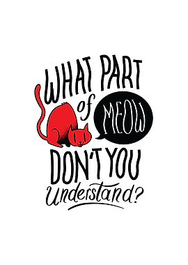 What part of meow dont