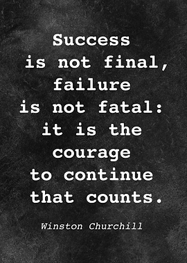 W Churchill Quote D011