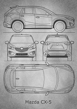 Mazda CX5 2013 gray old