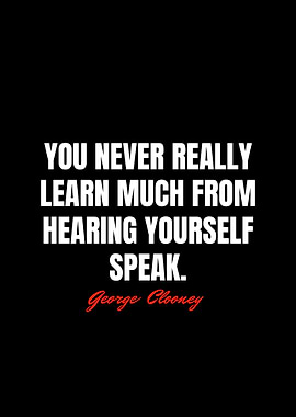 Geoge Clooney Quotes