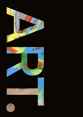 Art Word Text Art Abstract