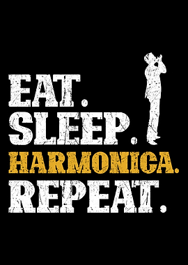 Harmonica Eat Sleep Repeat