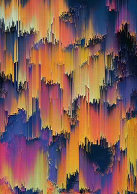 Abstract Glitch Pixel 21