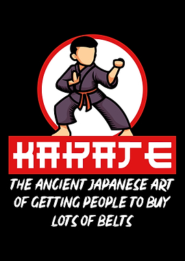 Karate Japanese Art Belt