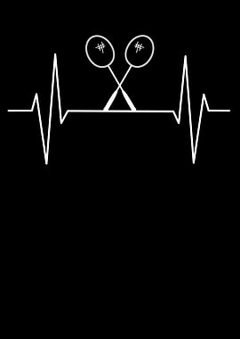 Badminton Racket Heartbeat
