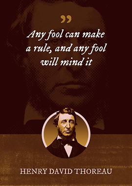 Any fool can make a rule