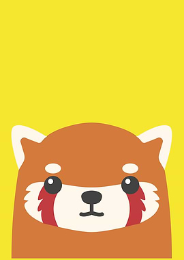 Cartoon Red Panda