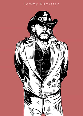 Lemmy Kilmister Red