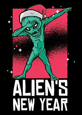 Dabbing Alien Extraterrest