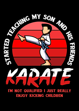 Karate Father Son Teaching