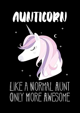 Aunticorn Aunt Awesome