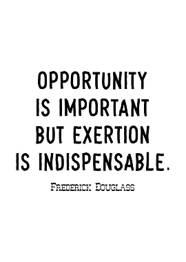 F Douglass On Opportunity