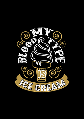 My Blood Type Ice Cream