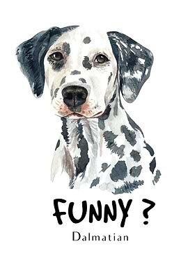 Funny Dalmatian