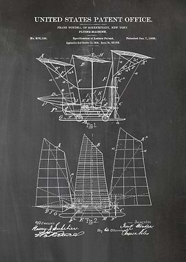 34 1908 Flying Machine Pa