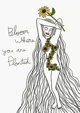 Bloom where you are plant