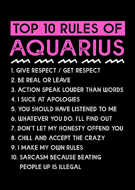 Aquarius Funny