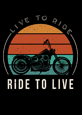 Live To Ride Vintage