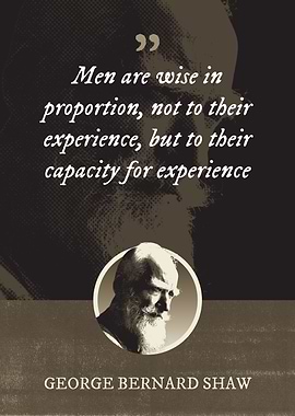 Men are wise in proportion