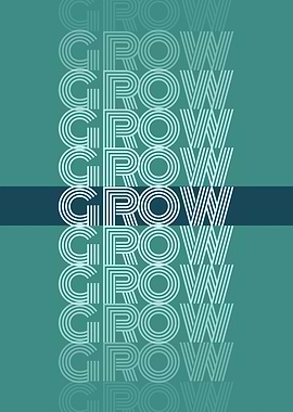 Positive Word Grow Quote