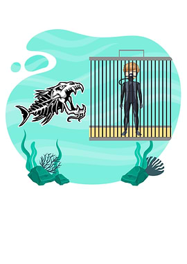 Shark Cage Diving Gift for