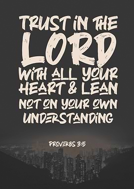 Proverbs 3 5
