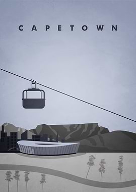 Cape Town Travel Poster