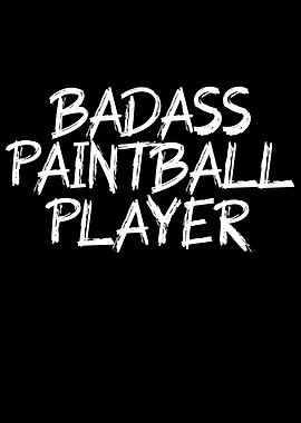 Badass paintball player