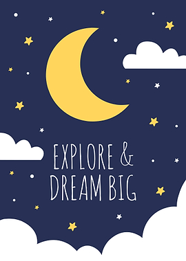 Moon explore & dream big