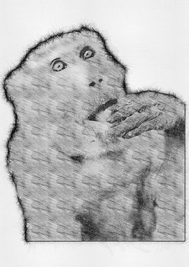 Moneky Sketch Drawing Arts