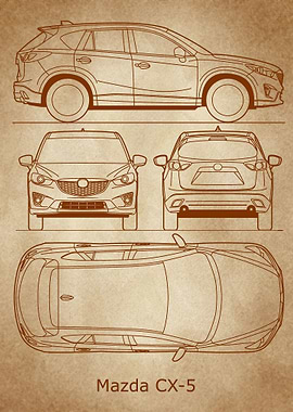 Mazda CX5 Blueprint old