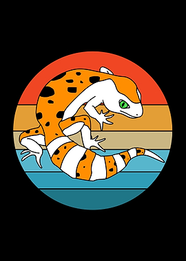 Leopard Gecko Retro